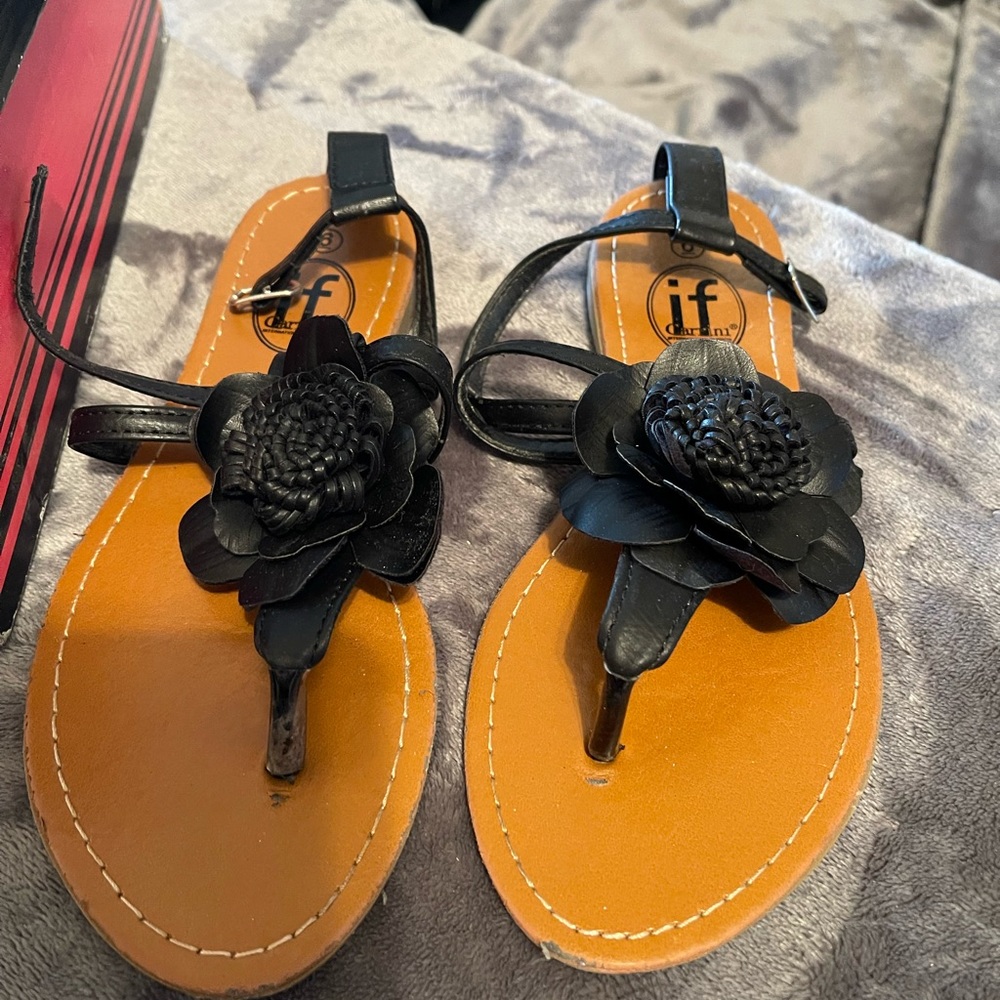Black sandals
